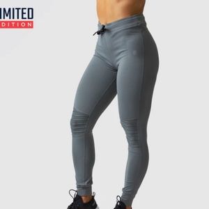 Born Primitive Grey Pleated Moto Leggings